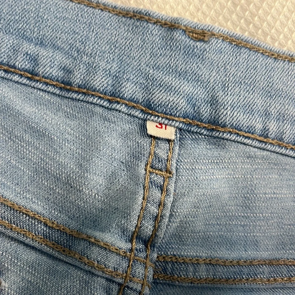 Levi Strauss Embroidered Denim Shorts